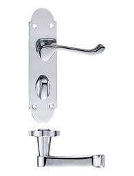 Project Oxford lever on bathroom backplate - 168mm x 42mm