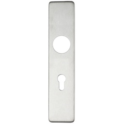 [ZCS31EPSS72] Cover plate for 19 mm and 22mm RTD Lever on Backplate - Din Euro Profile/72mm Centres