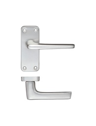 [ZCA22SA] Contract Aluminium Lever on Latch Backplate