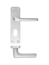 [ZCA21OPSA] Contract Aluminium Lever on Oval Profile Backplate