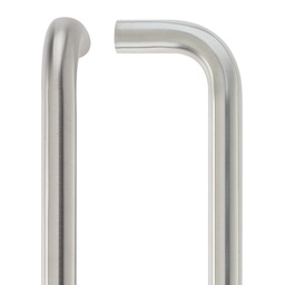 [ZCS2D150BS] 19mm D Pull Handle - 150mm Centers - Grade 201 - Bolt Through Fixings