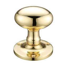 Oval Mortice Knob Furniture  62.5mm Rose dia.