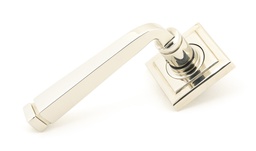 [45622] Polished Nickel Avon Round Lever on Rose Set (Square) - 45622