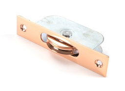 [47074] Polished Bronze Square Ended Sash Pulley 75kg - 47074