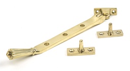 [46703] Polished Brass 8" Hinton Stay - 46703