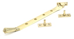 [46704] Polished Brass 10" Hinton Stay - 46704