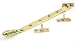 [46707] Polished Brass 10" Reeded Stay - 46707