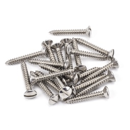 [92311] Stainless Steel 6x1" Countersunk Raised Head Screws (25) - 92311