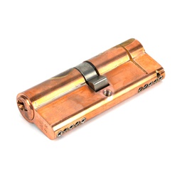 [45809] Polished Bronze 40/40 5pin Euro Cylinder - 45809