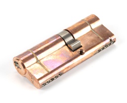 [45813] Polished Bronze 35/45 5pin Euro Cylinder - 45813