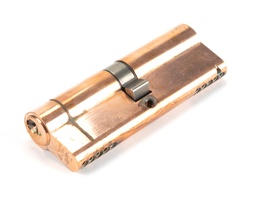 [45817] Polished Bronze 45/45 5pin Euro Cylinder - 45817