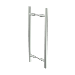 [C2015.700] T Bar Pull Handle - 600 x 19mm - Back-to-Back Pair