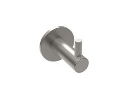 [E3000.706] Coat Hook with Pin on Rose - AntiMicrobial Satin Stainless Steel