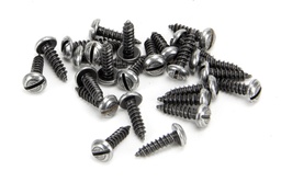 [33423] Pewter 6 x 1/2" Round Head Screws (25) - 33423