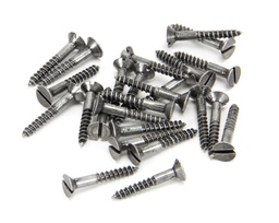 [33424] Pewter 6 x 1" Countersunk Screws (25) - 33424