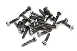 [33426] Pewter 6 x 3/4" Round Head Screws (25) - 33426