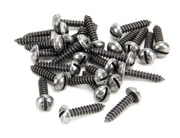 [33431] Pewter 8 x 3/4" Round Head Screws (25) - 33431