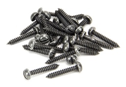 [33433] Pewter 8 x 1" Round Head Screws (25) - 33433