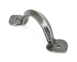 [33640] Pewter 4" Gothic D Handle - 33640