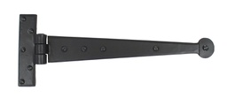 [33989] Black 12" Penny End T Hinge (pair) - 33989