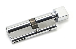 [46261] Polished Chrome 35T/45 5pin Euro Cylinder/Thumbturn - 46261