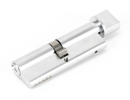 [46268] Satin Chrome 45/45 5pin Euro Cylinder/Thumbturn - 46268