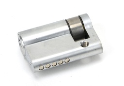 [46283] Satin Chrome 35/10 5pin Single Cylinder - 46283