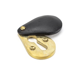 [83559] Ebony Plain Escutcheon - 83559