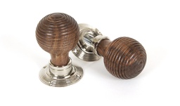 [83635] Rosewood and PN Beehive Mortice/Rim Knob Set - 83635