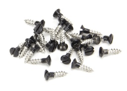 [83748] Black SS 3.0 x 12 Csk R/Head Screws (25) - 83748