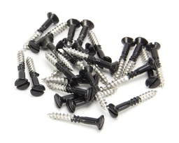 [83750] Black SS 3.5 x 25 Csk R/ Head Screws (25) - 83750