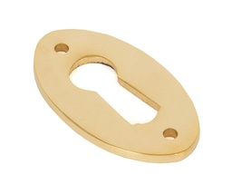 [83812] Polished Brass Oval Escutcheon - 83812