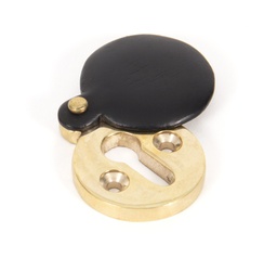 [83833] Ebony 30mm Round Escutcheon - 83833