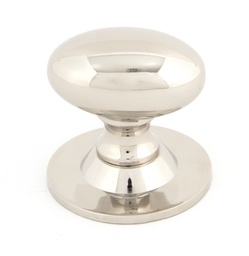 [83880] Polished Nickel Oval Cabinet Knob 40mm - 83880