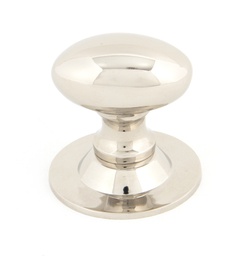 [83886] Polished Nickel Oval Cabinet Knob 33mm - 83886