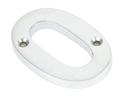 [83920] Satin Chrome Numeral 0 - 83920