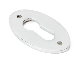 [90280] Polished Chrome Oval Escutcheon - 90280