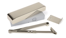 [50111] Polished Nickel Size 2-5 Door Closer & Cover - 50111