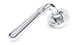 [46054] Polished Chrome Newbury Lever on Rose Set (Art Deco) - 46054