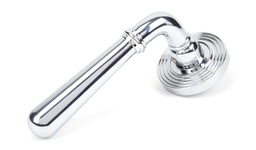 [46055] Polished Chrome Newbury Lever on Rose Set (Beehive) - 46055