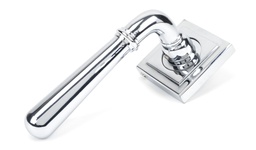 [46056] Polished Chrome Newbury Lever on Rose Set (Square) - 46056