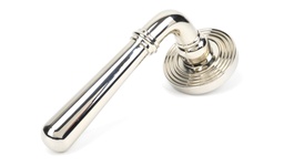 [46059] Polished Nickel Newbury Lever on Rose Set (Beehive) - 46059