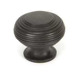 [90338] Aged Bronze Beehive Cabinet Knob 40mm - 90338