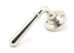 [50092] Polished Nickel Newbury Lever on Rose Set - Unsprung - 50092