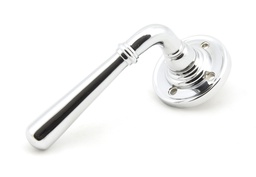 [50093] Polished Chrome Newbury Lever on Rose Set - Unsprung - 50093