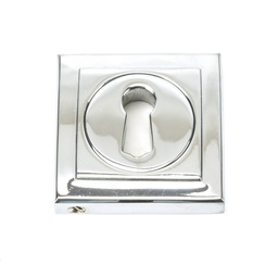 [45690] Polished Chrome Round Escutcheon (Square) - 45690