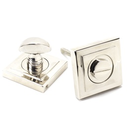 [45742] Polished Nickel Round Thumbturn Set (Square) - 45742