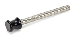 [90439] Black ended SS M10 110mm Threaded Bar - 90439