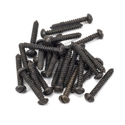 [91138] Beeswax 6x1" Round Head Screws (25) - 91138