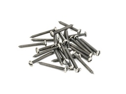 [91203] Pewter 10x1Â½" Round Head Screws (25) - 91203